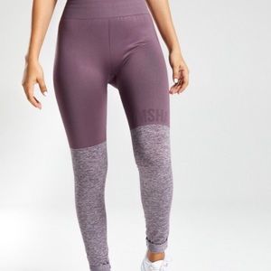 Gymshark two tone purple leggings